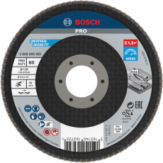 Bosch lamelový brusný kotouč PRO X571, 115 mm, G80 Bosch lamelový brusný kotouč PRO X571, 115 mm, G80