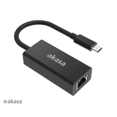 Adaptér AKASA USB-C na RJ45 (Ethernet), 2.5Gbps, 15cm