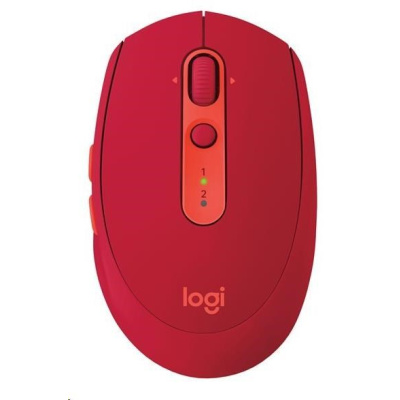 Logitech Wireless Mouse M590 Multi-Device Silent, ruby