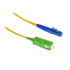 XtendLan simplexní patch kabel SM 9/125, OS2, LC(UPC)-SC(APC), LS0H, 0,5m