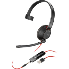 Poly Blackwire 5210 náhlavní souprava, 3.5 mm jack, USB-A, mono Poly Blackwire 5210 náhlavní souprava, 3.5 mm jack, USB-A, mono
