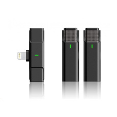 Bezdrôtový mikrofón Viking s klipom M302, konektor Lightning Bezdrôtový mikrofón Viking s klipom M302, konektor Lightning