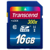 TRANSCEND SDHC Premium 16GB, Class 10 UHS-I, 300X (45MB/s)
