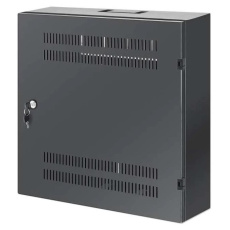 Intellinet Low-Profile 19" Cabinet, 4U Horizontal and 2U Vertical Rails, nástěnný rozvaděč, černý