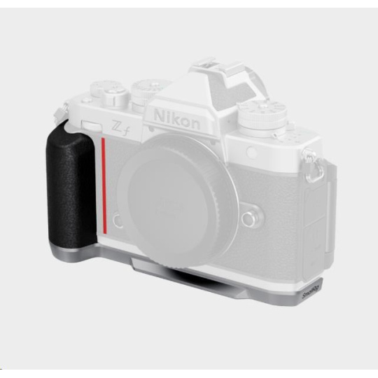 SmallRig 5706 L-Shaped Mount Plate with Silicone Handle for Nikon Z f Silver