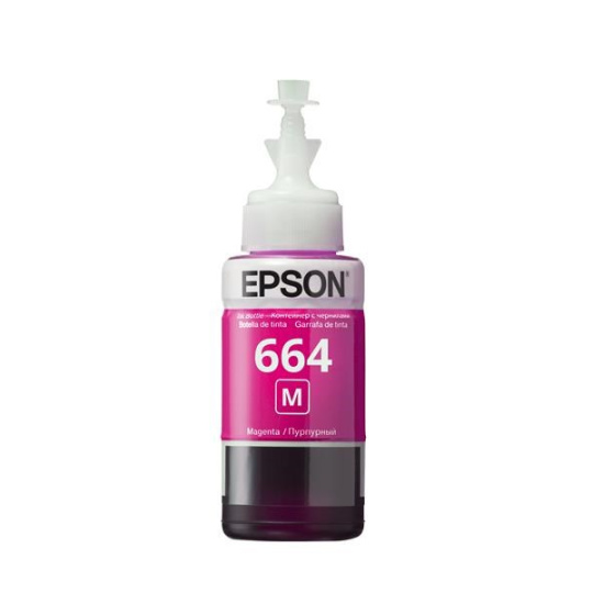 Atramentová tyčinka EPSON T6643 Purpurový atrament 70 ml pre L100/L200/L550/L1300/L355/365 Atramentová tyčinka EPSON T6643 Purpurový atrament 70 ml pre L100/L200/L550/L1300/L355/365