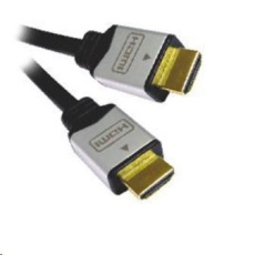 Kábel PREMIUMCORD HDMI A - HDMI A M/M 3 m pozlátené a kovové HQ konektory