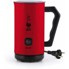 Bialetti MKF02 elektrický napěňovač mléka, 500 W, nepřilnavý povrch, červený Bialetti MKF02 elektrický napěňovač mléka, 500 W, nepřilnavý povrch, červený