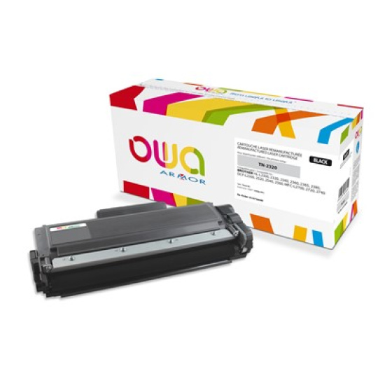 OWA Armor toner pre BROTHER HL L2300, 2320, 2340, 2360, DCP L2500, MFC L2700, 2600 strán, TN2320, čierna/čierna (TN-2320)