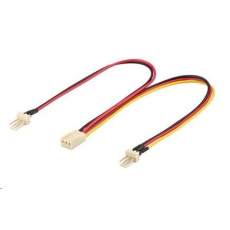 PREMIUMCORD Napájanie ventilátora 3pin TX 22cm PREMIUMCORD Napájanie ventilátora 3pin TX 22cm