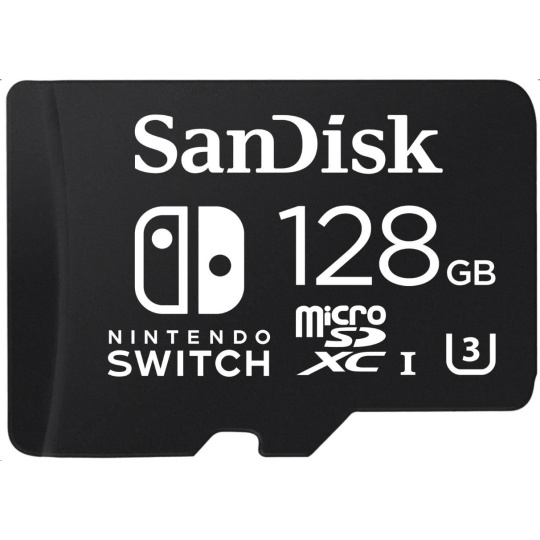 Karta SanDisk MIcroSDXC 128 GB pre Nintendo Switch (R:100/W:90 MB/s, UHS-I, V30, U3, C10, A1) licencovaný produkt