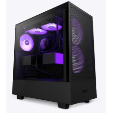 Skriňa NZXT H7 Flow edition / ATX / 2x120 mm ventilátor / USB-C / 2x USB / sklenená bočnica / sieťovaný panel / biela a čierna Skriňa NZXT H7 Flow edition / ATX / 2x120 mm ventilátor / USB-C / 2x USB / sklenená bočnica / sieťovaný panel / biela a čierna