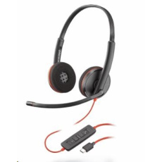 Poly headset BLACKWIRE 3220, USB-C, stereo Poly headset BLACKWIRE 3220, USB-C, stereo