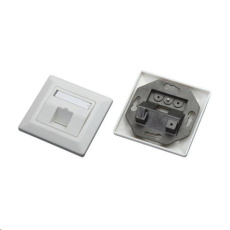 Zásuvka neosazená 1x RJ45 pod omítku Zásuvka neosazená 1x RJ45 pod omítku