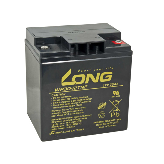 LONG batéria 12V 30Ah M6 DeepCycle (WP30-12TNE)