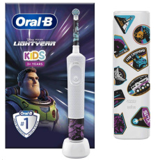 Oral-B Vitality D100 Kids Lightyear elektrický zubní kartáček, oscilační, 2 režimy, časovač Oral-B Vitality D100 Kids Lightyear elektrický zubní kartáček, oscilační, 2 režimy, časovač