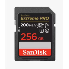 Karta SanDisk SDXC 256 GB Extreme PRO (200 MB/s triedy 10, UHS-I U3 V30)