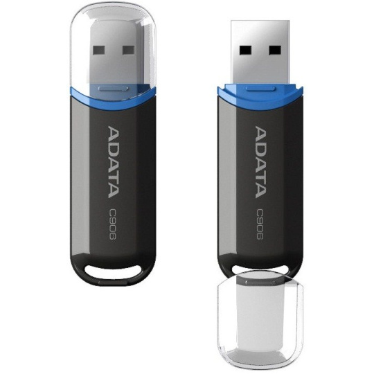 ADATA Flash disk 32GB C906, USB 2.0 Klasická, čierna