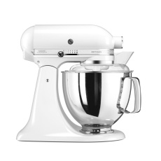 KitchenAid Artisan 5KSM175PSEWH Kuchyňský robot - 10 rychlostí, planetární systém, celokovová konstrukce, bílá KitchenAid Artisan 5KSM175PSEWH Kuchyňský robot - 10 rychlostí, planetární systém, celokovová konstrukce, bílá