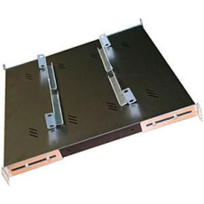 TRITON Regál s perforáciou 19", 1U/650 mm, nosnosť 80 kg, čierny TRITON Regál s perforáciou 19", 1U/650 mm, nosnosť 80 kg, čierny