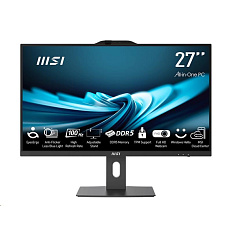 MSI PC AiO PRO AP272P 14M-1085XEU, Core i3 14100, 27" FHD, Anti-Glare, Non-Touch, 16GB, 512GB SSD, N/A, No OS, Black MSI PC AiO PRO AP272P 14M-1085XEU, Core i3 14100, 27" FHD, Anti-Glare, Non-Touch, 16GB, 512GB SSD, N/A, No OS, Black