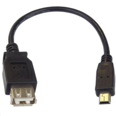 PREMIUMCORD USB redukčný kábel USB A/samec - Mini 5pin USB/samec 20cm OTG PREMIUMCORD USB redukčný kábel USB A/samec - Mini 5pin USB/samec 20cm OTG
