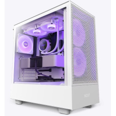 Skriňa NZXT H7 Flow edition / ATX / 2x120 mm ventilátor / USB-C / 2x USB / sklenená bočnica / sieťovaný panel / biela a čierna Skriňa NZXT H7 Flow edition / ATX / 2x120 mm ventilátor / USB-C / 2x USB / sklenená bočnica / sieťovaný panel / biela a čierna