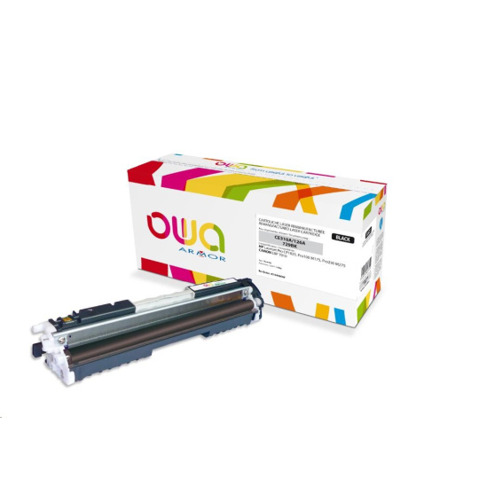 OWA Armor toner pre HP Laserjet Pro CP1025, Pro100 M175, Pro200 M275, 1200 strán, CE310A, čierna/čierna