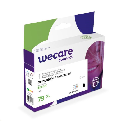 WECARE ARMOR kazeta pre Epson WorkForce Pro WF-5110, 5190, 5620, 5690 (C13T79014010), čierna/čierna, 45,5 ml, 2600str