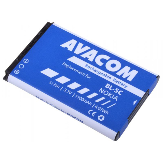 AVACOM batéria pre Nokia 6230, N70, Li-Ion 3,7V 1100mAh (náhradná BL-5C)