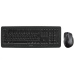 Set klávesnica + myš CHERRY DW 5100, bezdrôtová, USB, CZ+SK rozloženie, čierna