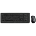 CHERRY set klávesnice + myš DW 5100, bezdrátová, USB, CZ+SK layout, černá
