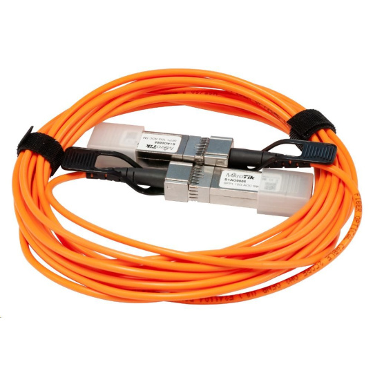 MikroTik SFP/SFP+ kábel na priame pripojenie Active Optics, 5 m (S+AO0005)