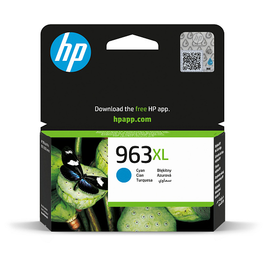 HP 963XL High Yield Cyan Original Ink Cartridge (1,600 pages) HP 963XL High Yield Cyan Original Ink Cartridge (1,600 pages)