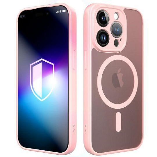 3mk ochranný kryt Misty MagCase Pink pro Apple iPhone 14 Pro 3mk ochranný kryt Misty MagCase Pink pro Apple iPhone 14 Pro