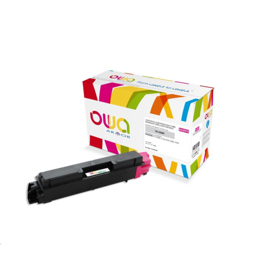 OWA Armor toner pre KYOCERA FS-C5250, 2026, 5000 strán, TK590M, červená/purpurová + odpadový box (TK-590M)