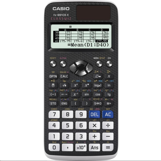 CASIO kalkulačka FX 991 CE X, černá, školní