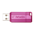 VERBATIM Flash disk 32 GB Hi-Speed Store 'n' Go, Pinstripe, USB 2.0, Horúco ružová