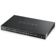 Zyxel XGS4600-32 L3 Managed Switch, 24x gigabit RJ45, 4x gigabit/SFP, 4x 10G SFP+, stohovateľný, dvojitý zdroj napájania