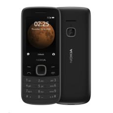 Nokia 225 4G 2020, Dual SIM, čierna