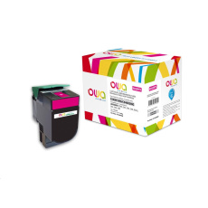 OWA Armor toner pre LEXMARK C540, 543, 544, 546, X543, X544, X546, X548, 2000 strán, C540H1MG, červená/purpurová OWA Armor toner pre LEXMARK C540, 543, 544, 546, X543, X544, X546, X548, 2000 strán, C540H1MG, červená/purpurová