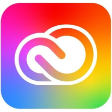 Adobe Creative Cloud for teams All Apps, Multi Platform, English, Government, 1 používateľ, 12 mesiacov, Level 4, 100+ Lic - nová licence