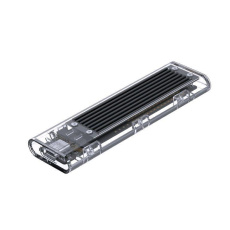 Externý box GEMBIRD pre M.2 disky NVMe, USB 3.0, hliník a plast, čierna farba Externý box GEMBIRD pre M.2 disky NVMe, USB 3.0, hliník a plast, čierna farba