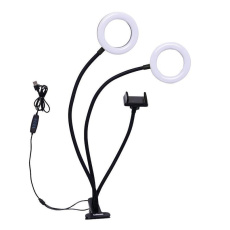 Doerr Selfie Dual RingLight SLR-12 video svetlo pre SmartPhone Doerr Selfie Dual RingLight SLR-12 video svetlo pre SmartPhone
