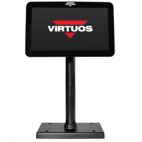 Virtuos 10,1" LCD farebný zákaznícky monitor SD1010R, USB, čierny