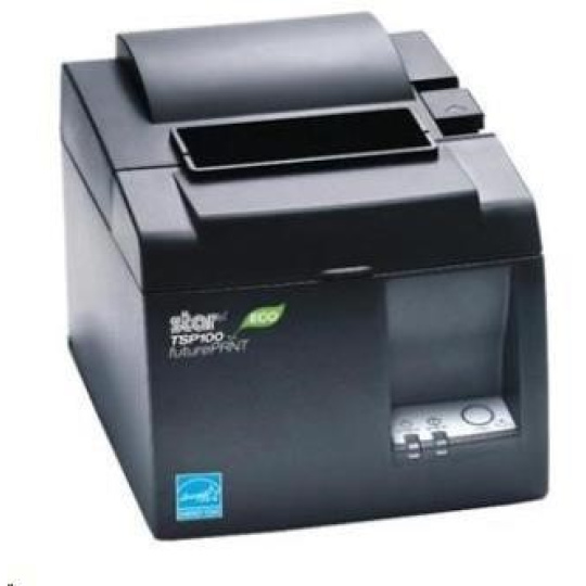 Star Micronics tlačiareň 80mm TSP143LAN LAN čierna, rezačka