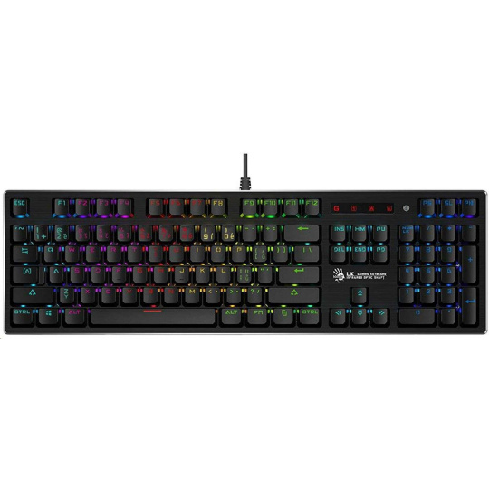 A4tech Bloody B820R mechanická RGB herní klávesnice, USB, CZ, RED SWITCH