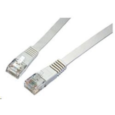Solarix Patch kábel plochý CAT6 UTP LSOH 0,5 m sivý, neotvárací C6-111GY-0,5MB Solarix Patch kábel plochý CAT6 UTP LSOH 0,5 m sivý, neotvárací C6-111GY-0,5MB