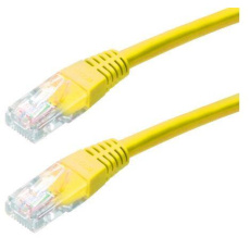 XtendLan patch kábel Cat5E, UTP - 3m, žltý