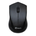C-TECH myš WLM-07, bezdrôtová, 1200DPI, 3 tlačidlá, USB nano prijímač, čierna